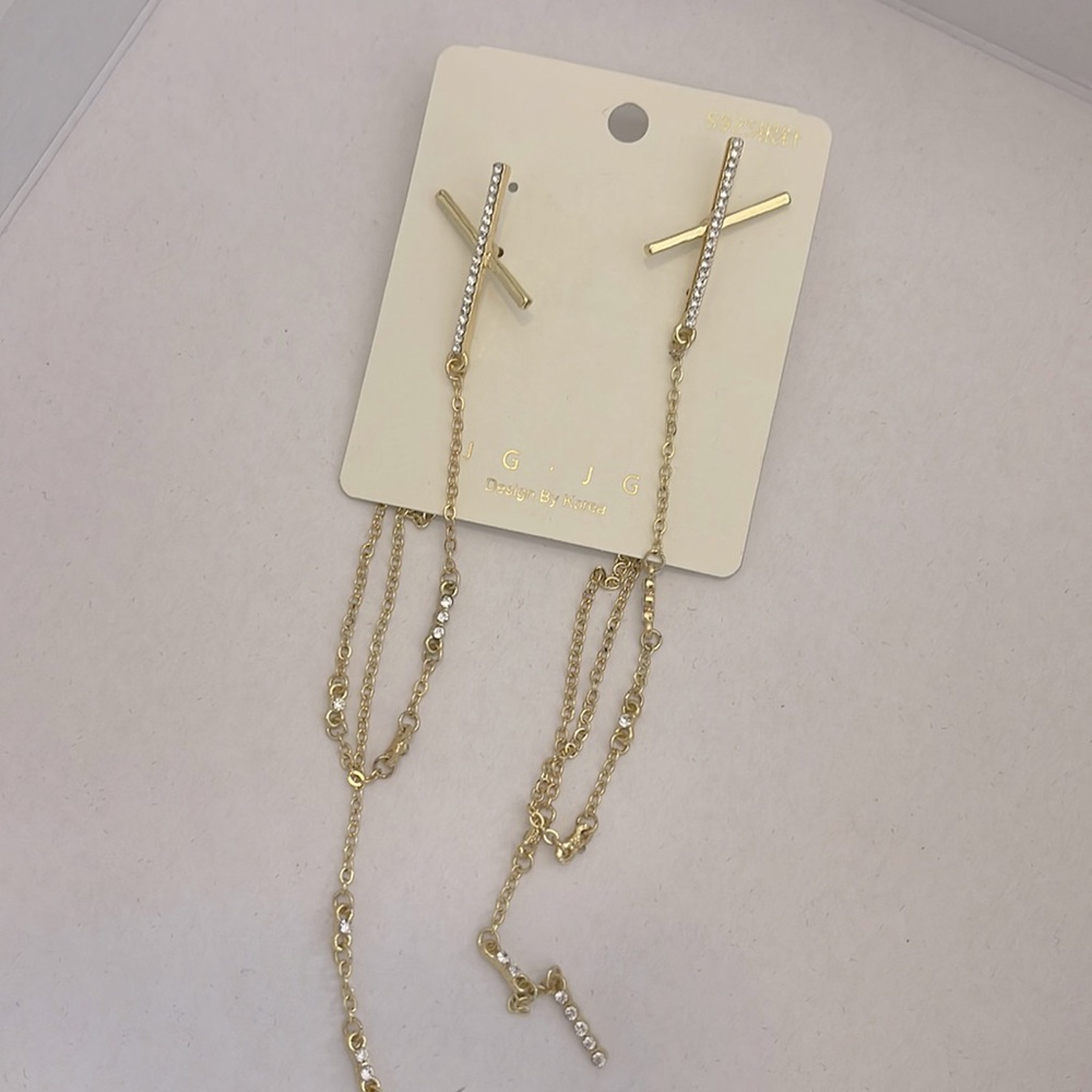 X Dangling earrings